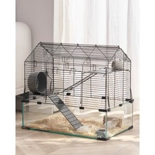 HOT/ Hamster Cage,360 Viewing Transparent Hamster Habitats,Small Animal Cage,2