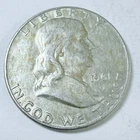 1961 D Ben Franklin SilverHalf Dollar 90% Silver Circulated Coin Free Ship #8899