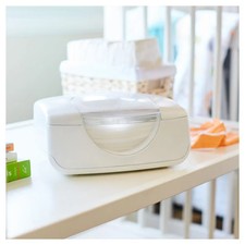 Munchkin Bright Warm Wipe Warmer - White - NEW