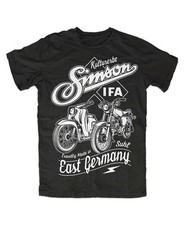 Simson Kulturerbe T-Shirt DDR OSTKULT Moped IFA VEB Retro Minol Schwalbe