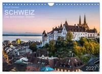 Calendar 2027 · US Version · Switzerland - The Most Beautiful Cities (Wall Calen