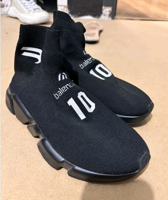 Balenciaga Alte Speed Black Trainer Sneakers EU 39 UK 5 Womens authentic