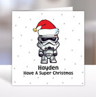 STORMTROOPER Personalised Christmas Card - Star Wars Personalised Christmas Card