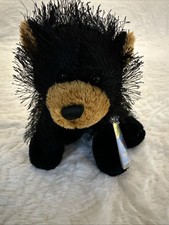 Ganz Webkinz Retired Black Bear Plush HM004 New with Tags  Unused Sealed Code