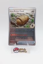 Antique Armor Fossil 072/084 Common Pitch Black Pokemon Reverse Holo Near Mint