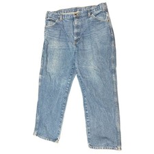 Dickies Jeans Mens 38x30 Blue Denim 100 Cotton Straight Leg Everyday Comfort F1