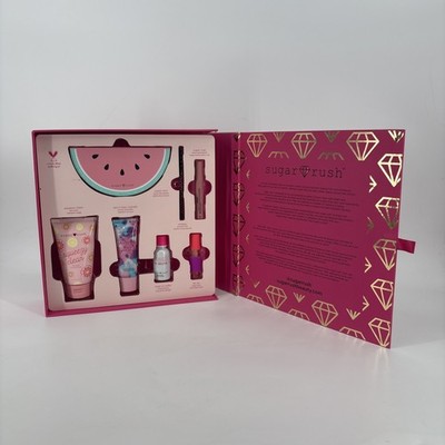 Tarte Sugar Rush Locker Set Vault Makeup Skincare Gift Box Palette Vegan NIB New