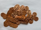 2   1956 D   Wheat Penny Rolls- High Grade Uncirculated Red----* Free Shipping *