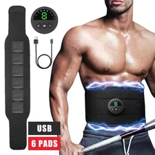 2025 Muscle Stimulator EMS Ab Trainer Tens Men Portable Stimulater Abs Massager