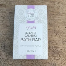 doTERRA spa Serenity Calming Bath Bar w/ CPTG Essential Oils New Sealed in Box