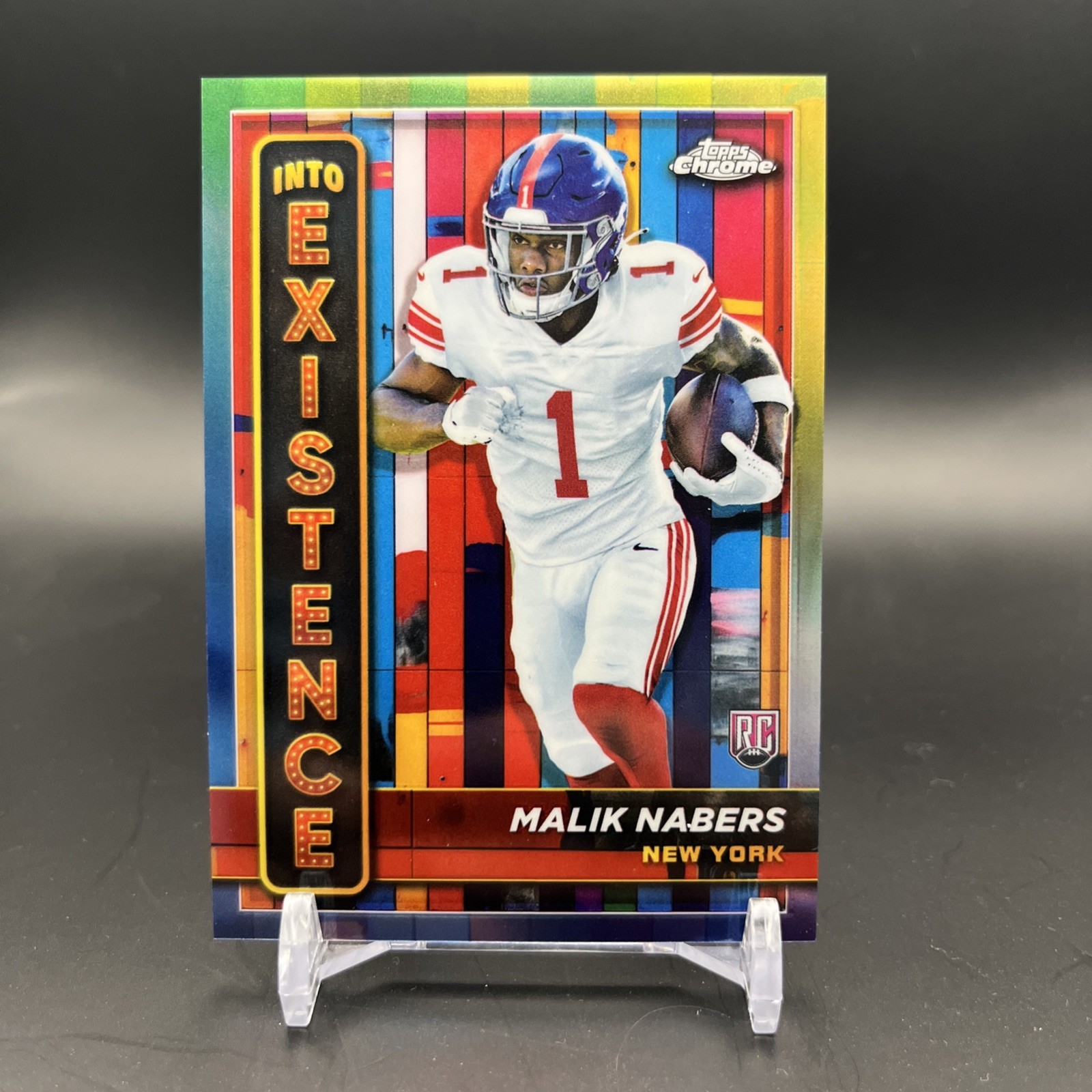Malik Nabers Into Existence (RC): Case Hit! 2024 Topps Chrome. NYG star WR!