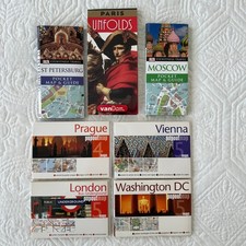 Lot 7 Pop Out Fold Out Maps London Prague Vienna St. Petersburg Moscow Paris