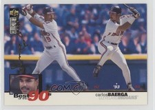 1995 Collector's Choice Best of the 90s Gold Foil Signature Carlos Baerga 3d5