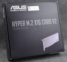 ASUS Hyper M.2 X16 Card V2 4-Port NVMe PCIe 3.0 RAID Adapter w/ Box
