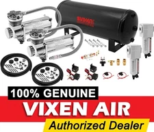 AIR SUSPENSION KIT/SYSTEM FOR TRUCK/CAR BAG/RIDE/LIFT, DUAL COMPRESSOR, 3G TANK