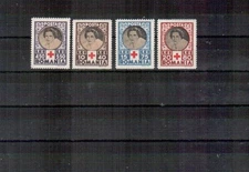 Romania Michel No. 827 - 830 original gum with fold
