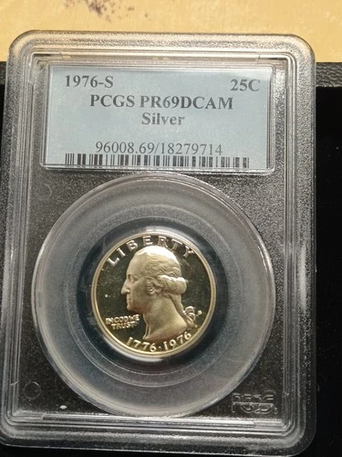 ~SILVER~ 1976-S Washington Quarter PCGS PR69 DCAM PR 69