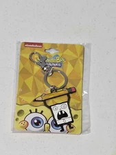 SpongeBob Square Pants Doodlebob Key Chain Nickelodeon Brand New