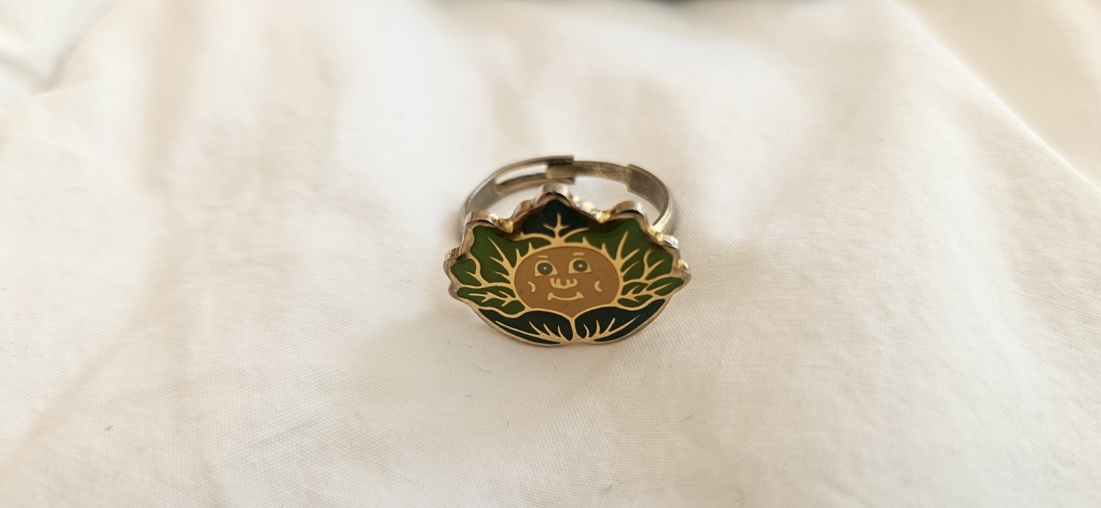 Cabbage Patch Enameled Adjustable Ring. 1983. Vin… - image 2