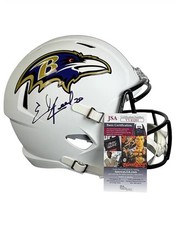 Ed Reed signed Full Size Flat Matte Helmet Baltimore Ravens JSA Authentication