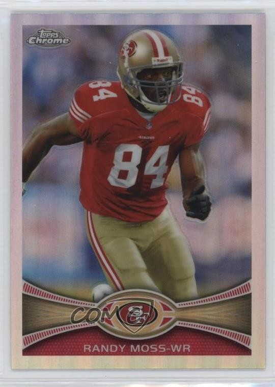 2012 Topps Chrome Refractor Randy Moss #32 HOF