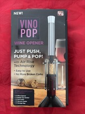 Kit apri vino Vino Pop - Visto su Shark Tank tecnologia Air-Rise NUOVO sigillato