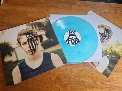 Fall Out Boy American Beauty/American Psycho Vinyl LP Blue Swirl Marble