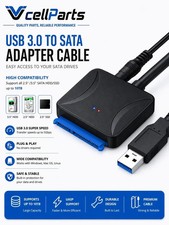 USB 3.0 to SATA External Hard Drive Reader 2.5" 3.5" HDD SSD Power adapter LOT
