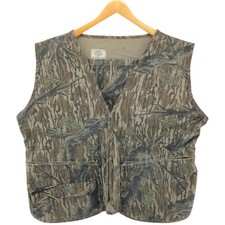 Vintage 90'S MOSSY OAL Camouflage Pattern Realtree Camo Hunting Vest Made in...