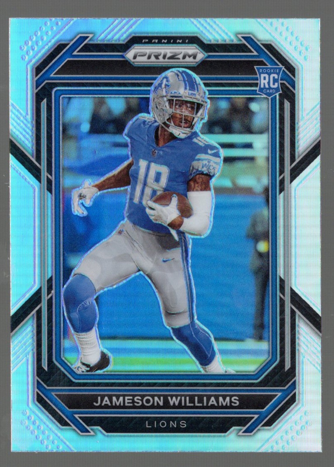 2022 Panini Prizm Jameson Williams #311 Silver RC Lions