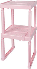 Locker Organizer Shelf, Adjustable Width and Height, Ideal for School, Office, a