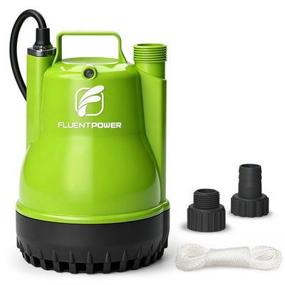 #ad FLUENTPOWER 1 4HP Utility Pump 1900GPH Submersible Sump Pump With Manual Control $49.99