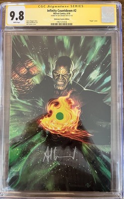 Infinity Countdown #2 UNKNOWN CGC 9.8 2018 Signature Series Adi Granov Signed