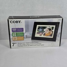 NEW COBY Widescreen Digital Photo Frame 7"