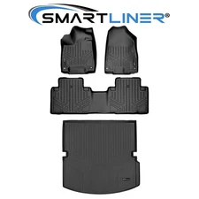 SMARTLINER Custom Fit Floor Mats Cargo Trunk Liner Set OEM 2014-2020 Acura MDX