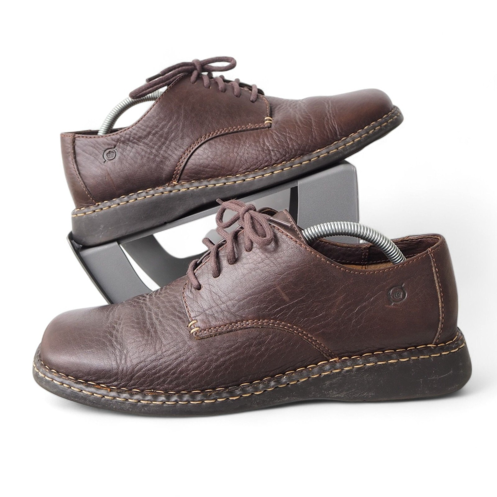 SAOLA Born pelle punta quadrata Oxfords marrone B6032 i2 uomo 10 44