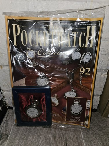 the pocket watch collection Issue 92 Sealed Magazine And Watch "Traveller" 1850s