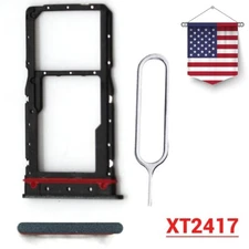 Original SIM Tray Card Holder Slot Replace For Motorola Moto G 5G 2024 XT2417