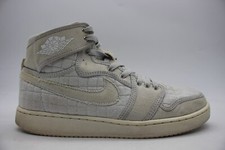 Nike Jordan 1 Retro Men's 9 AJKO 2016 High Top Quilted Pure Platinum Sneakers