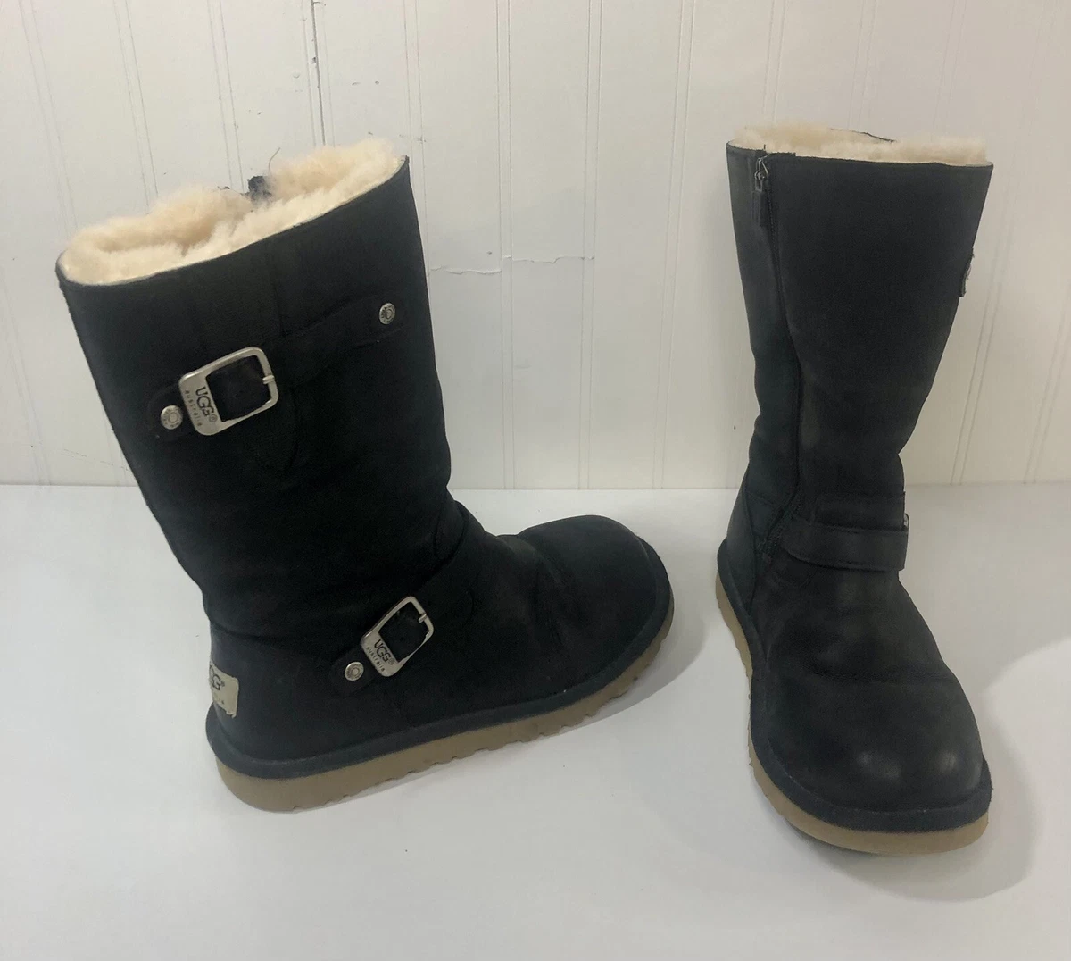 Girls leather ugg boots sale
