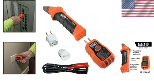 Portable Circuit Breaker Finder Tool Kit with GFCI Tester & Light Socket Adapter - Picture 2 of 12