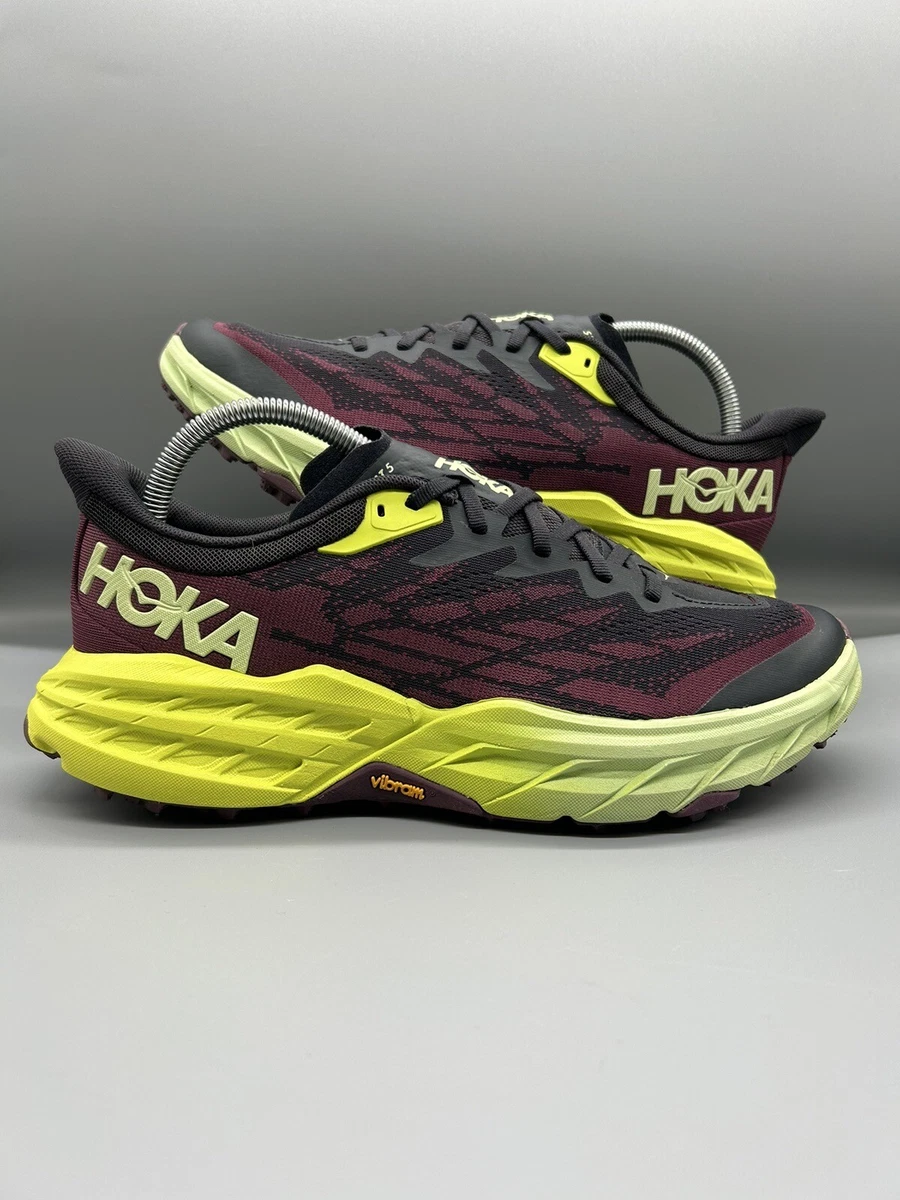 Hoka One One Speedgoat 5 Womens Uk 8.5 Eu 42 2 3 Purple Green Trail