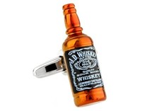 Whiskey Bottle Cufflinks Bartender Server Wedding Fancy Gift Box Free Ship USA