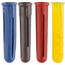 5 6 8 10 mm Rawl Plugs Brick Stone Concrete Screw Expansion Wall Plugs