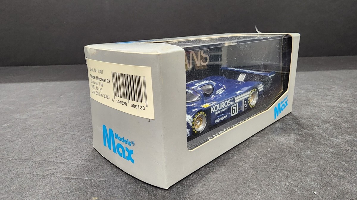 Spark S1257 Sauber Mercedes C9 #61 Kouros Racing Le Mans 1987 - Scala 1/43 S