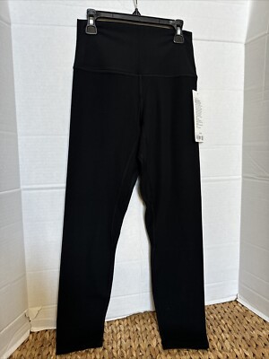 Lululemon Align Ribbed HR Pant 25'' Size 6 Black NWT NEW