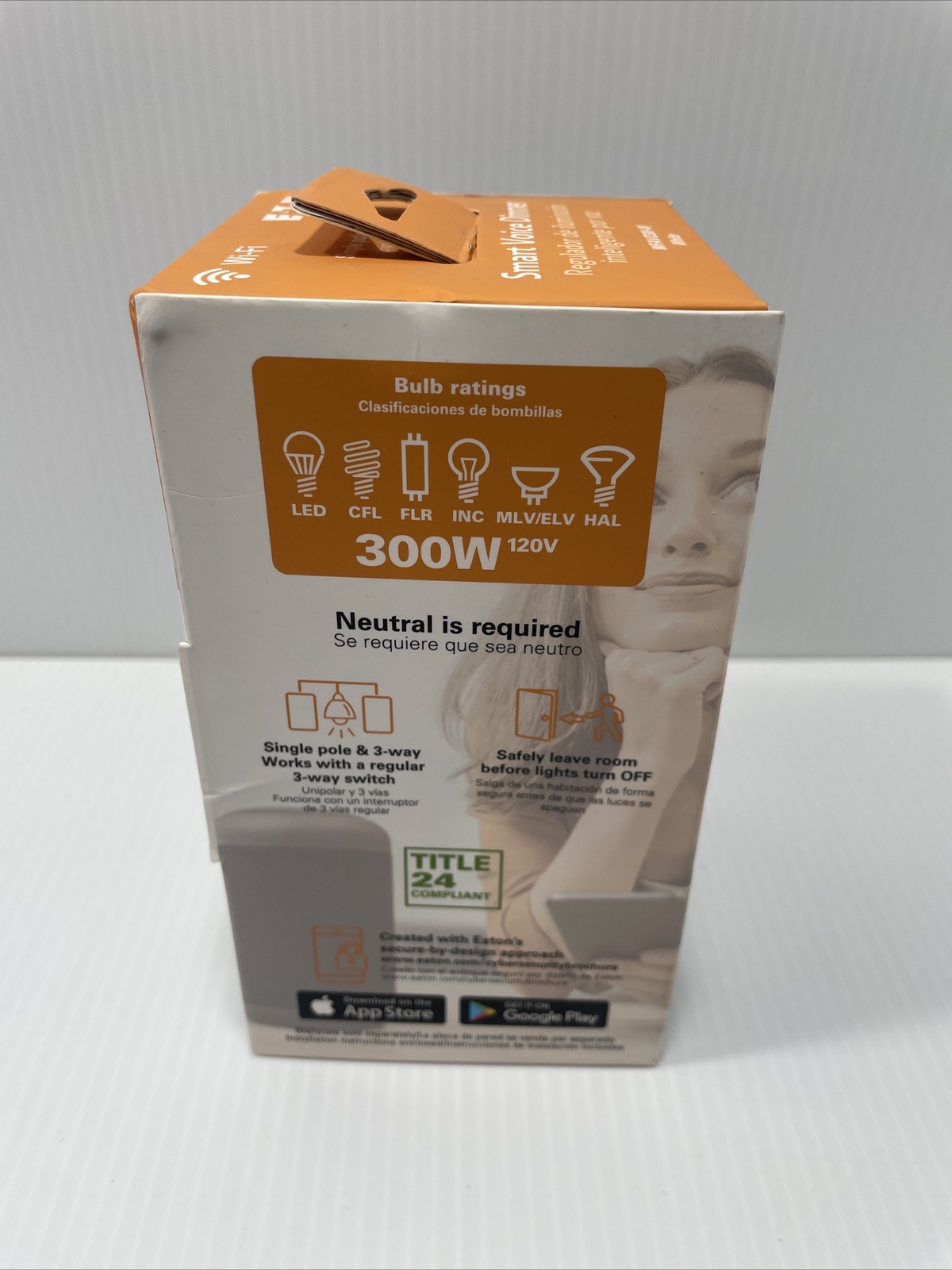 EATON WIFI Smart Voice Dimmer Alexa Builtin White WFAVD30W for sale online eBay