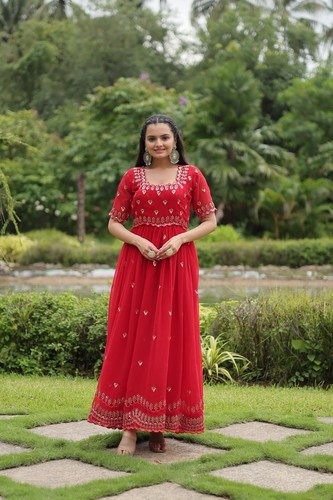 Wedding ReadyMade Indian Salwar Pakistani Anarkali New Ethnic Gown PlazzoWomen - Picture 14 of 17