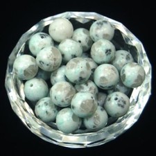 Wholesale 500pcs Lot Natural Tianlan Mountain Stone Round Spacer Loose Beads 8mm