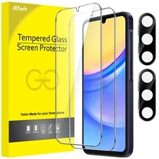 Screen Protector for Samsung Galaxy A15 4G / 5G 6.5 Inch, 2-Pack
